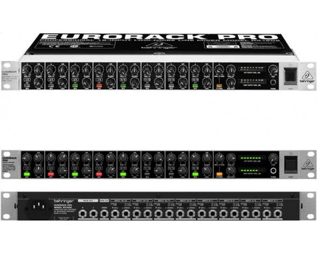 BEHRINGER RX1602 EURORACK MIXER DI LINEA PASSIVO 16 INGRESSI A RACK 2 CANALI USCITA RX-1602 - TechSoundSystem.com