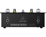 BEHRINGER VMX100USB PRO MIXER DJ 2 CANALI CON CONTABATTUTE + INGRESSO MICROFONO + INTERFACCIA AUDIO USB + SOFTWARE GRATUITO - TechSoundSystem.com