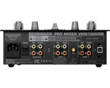 BEHRINGER VMX100USB PRO MIXER DJ 2 CANALI CON CONTABATTUTE + INGRESSO MICROFONO + INTERFACCIA AUDIO USB + SOFTWARE GRATUITO - TechSoundSystem.com