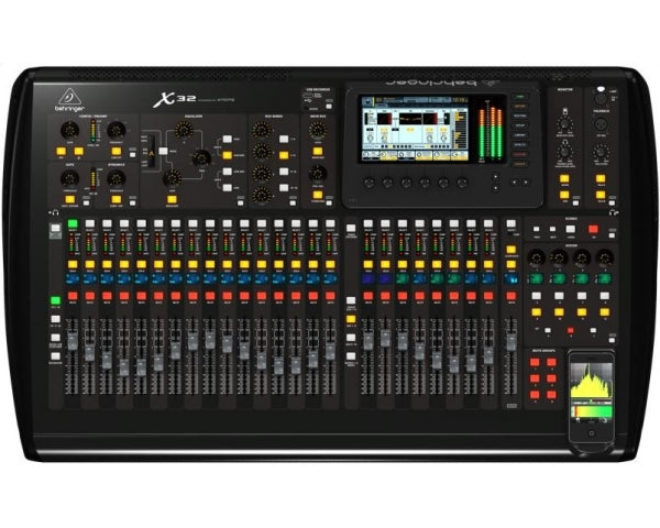 BEHRINGER X32 MIXER DIGITALE 32 PREAMPLIFICATORI MIDAS 2 AES50 SUPERMAC KLARK TEKNIK 40 IN 25 BUS