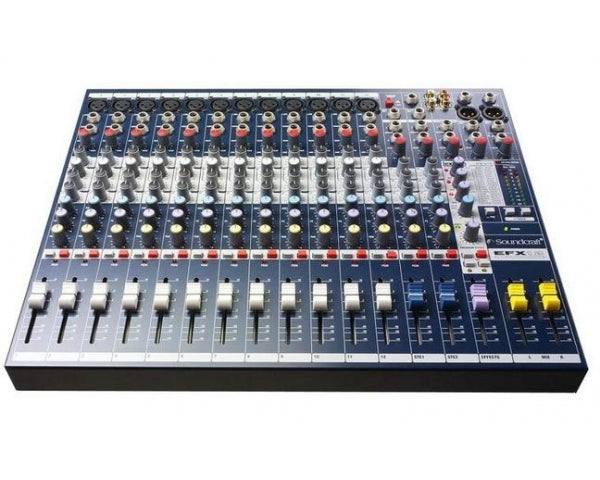 SOUNDCRAFT EFX12-K MIXER ANALOGICO 12 CANALI CON EFFETTI LEXICON - TechSoundSystem.com