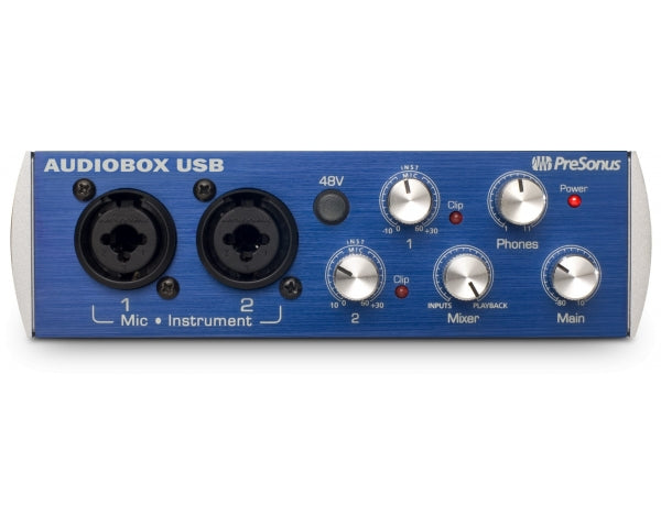 PRESONUS AUDIOBOX USB INTERFACCIA AUDIO BOX 2X2 2 INGRESSI MICROFONICI - TechSoundSystem.com