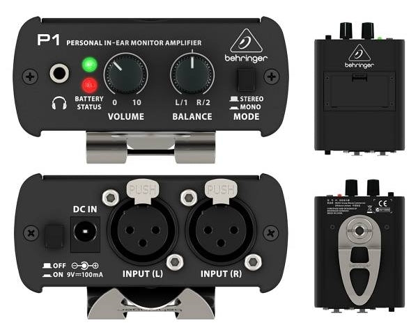 BEHRINGER P1 POWERPLAY AMPLIFICATORE MONO/STEREO CUFFIE 2 XLR IN ( P-1 ) EX-DEMO - TechSoundSystem.com