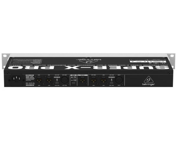 BEHRINGER CX2310 V2 SUPER-X PRO CROSSOVER 2 VIE STEREO 3 MONO USCITA SUBWOOFER - TechSoundSystem.com