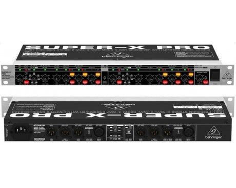 BEHRINGER CX3400-V2 SUPER-X PRO CROSSOVER 3 VIE STEREO 4 MONO USCITA SUBWOOFER - TechSoundSystem.com