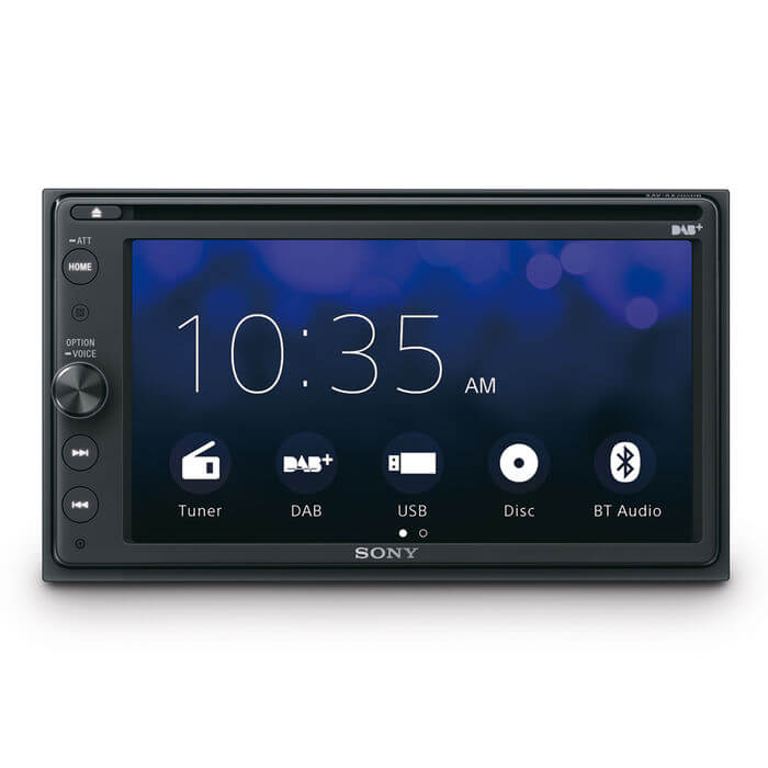 Sony XAV-AX205ANT ricevitore multimediale 2 DIN DAB+ con Bluetooth e DVD 6,4" - TechSoundSystem.com