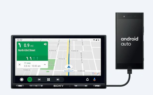 SONY XAV-AX5550ANT autoadio 2 DIN con Bluetooth, Apple Car Play, Android Auto, Weblink 2.0 - TechSoundSystem.com