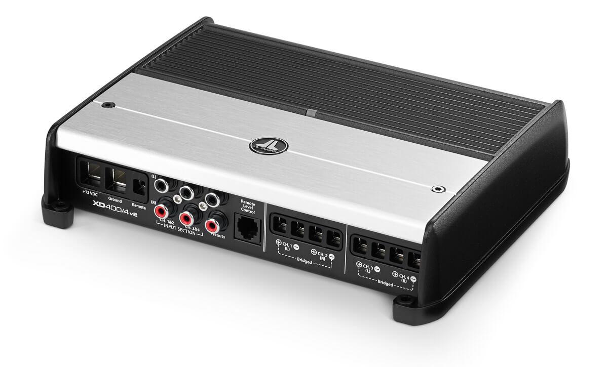 JL Audio XD400/4 v2 amplificatore a 4 canali in classe D 75 W x 4 CH a 4 Ohm - TechSoundSystem.com