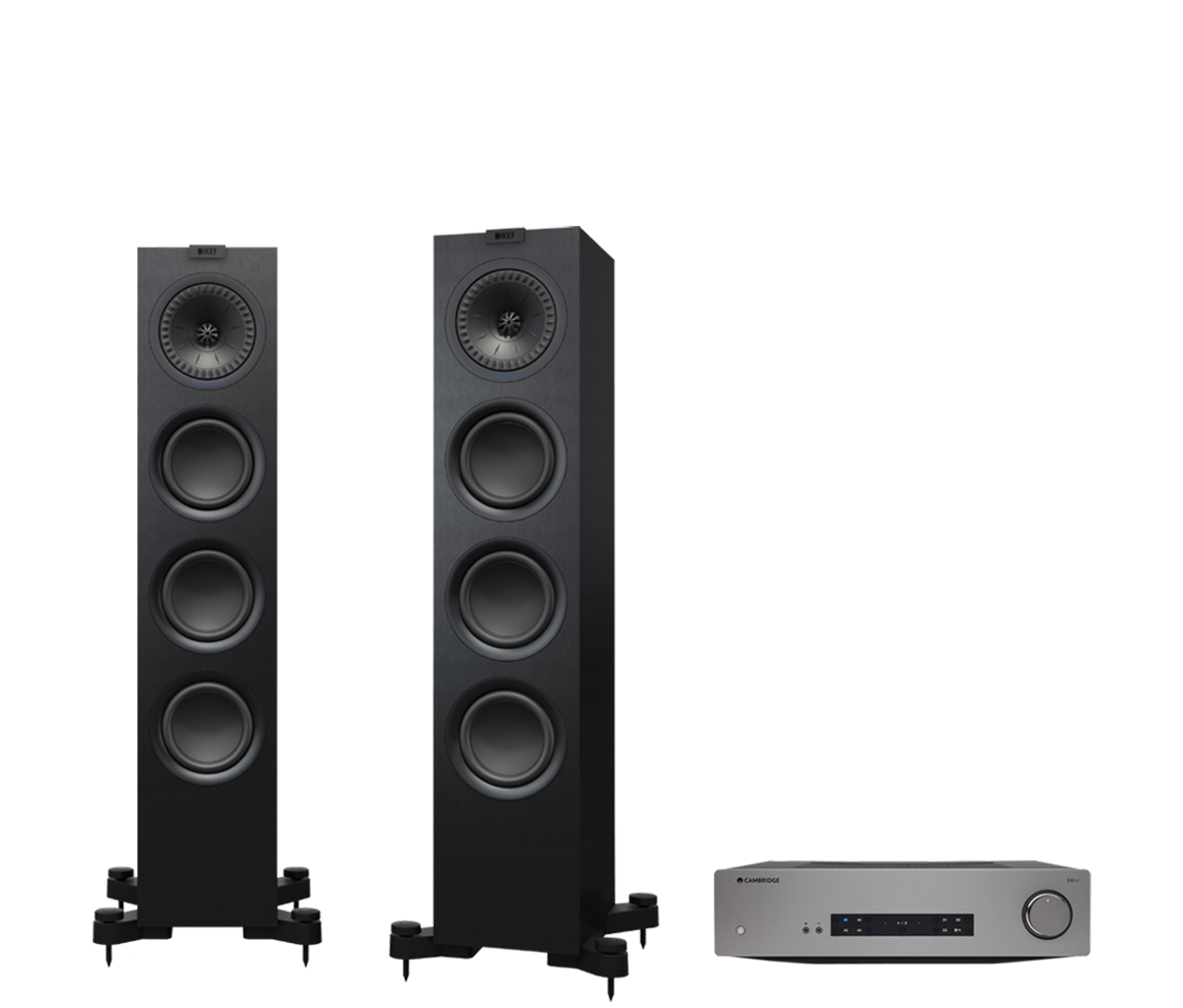 Diffusori da Pavimento Cambridge Audio CXA61 + KEF Q550