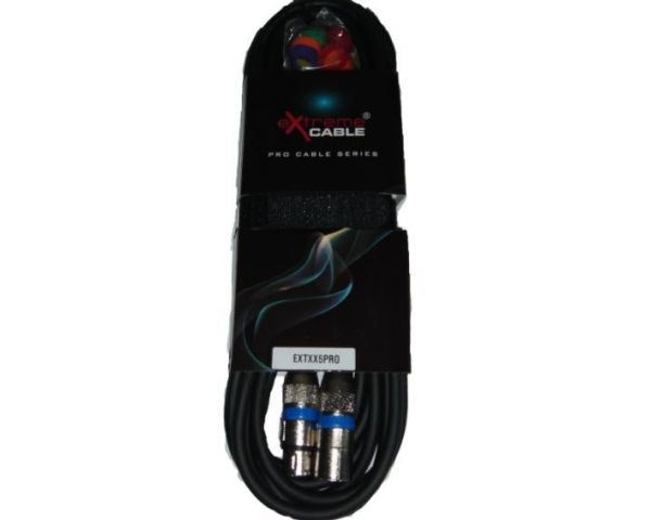 EXTREME CAVO MICROFONO/CASSE 1 METRO 1 CONNETTORE XLR MASCHIO 1 FEMMINA +  STRAP + 12