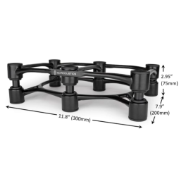 Isoacoustics Aperta300 disaccoppiatore acustico per diffusori centrali o bookshelf con peso fino a 27 kg