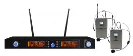 KARMA SET 7822LAV Doppio Radiomicrofono UHF ad archetto - 1 - Techsoundsystem.com