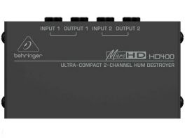 BEHRINGER HD400 MICRO-HUM DESTROYER SOPPRESSORE DI RUMORE A 2 CANALI - 1 - Techsoundsystem.com