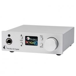 Pro-ject PRE BOX S2 DIGITAL SILVER Preamplificatore stereo digitale con convertitore D/A. - 1 - Techsoundsystem.com
