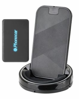 Phonocar VM382 Caricabatteria a induzione da portabicchiere Universale per Smartphone con Powerbank portatile - 1 - Techsoundsystem.com